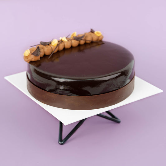 Dark Chocolate Mousse Cake Entremet (Midnight) 7 Inch