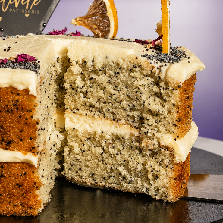 Lemon Poppyseed Mini Cake 5 Inch (0.6kg)