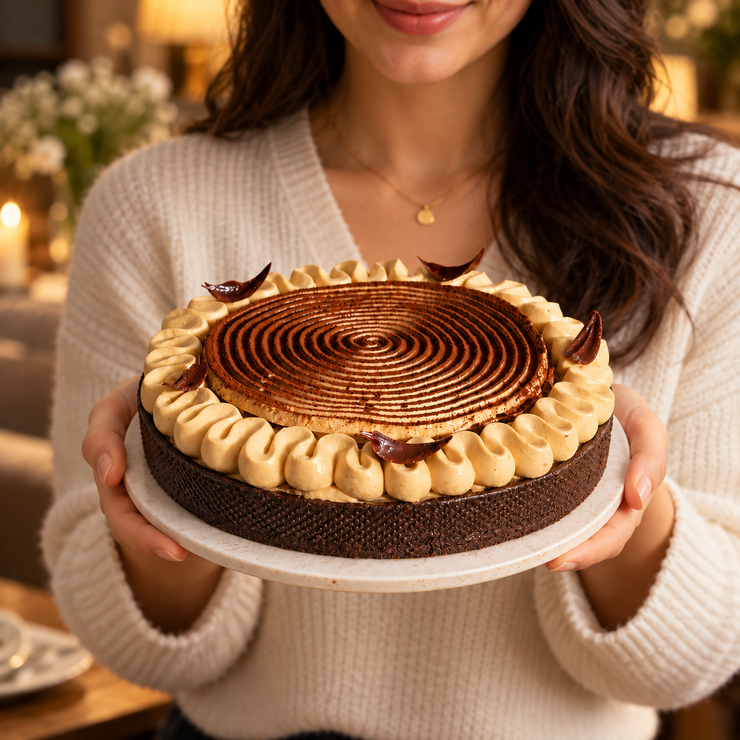 Chocolate Banana Tart 7 Inch