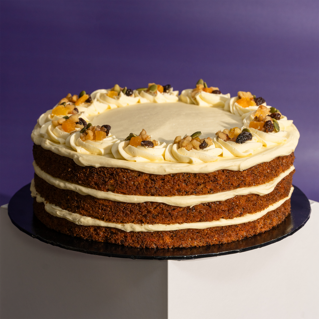 Sourdough Carrot Walnut Cake