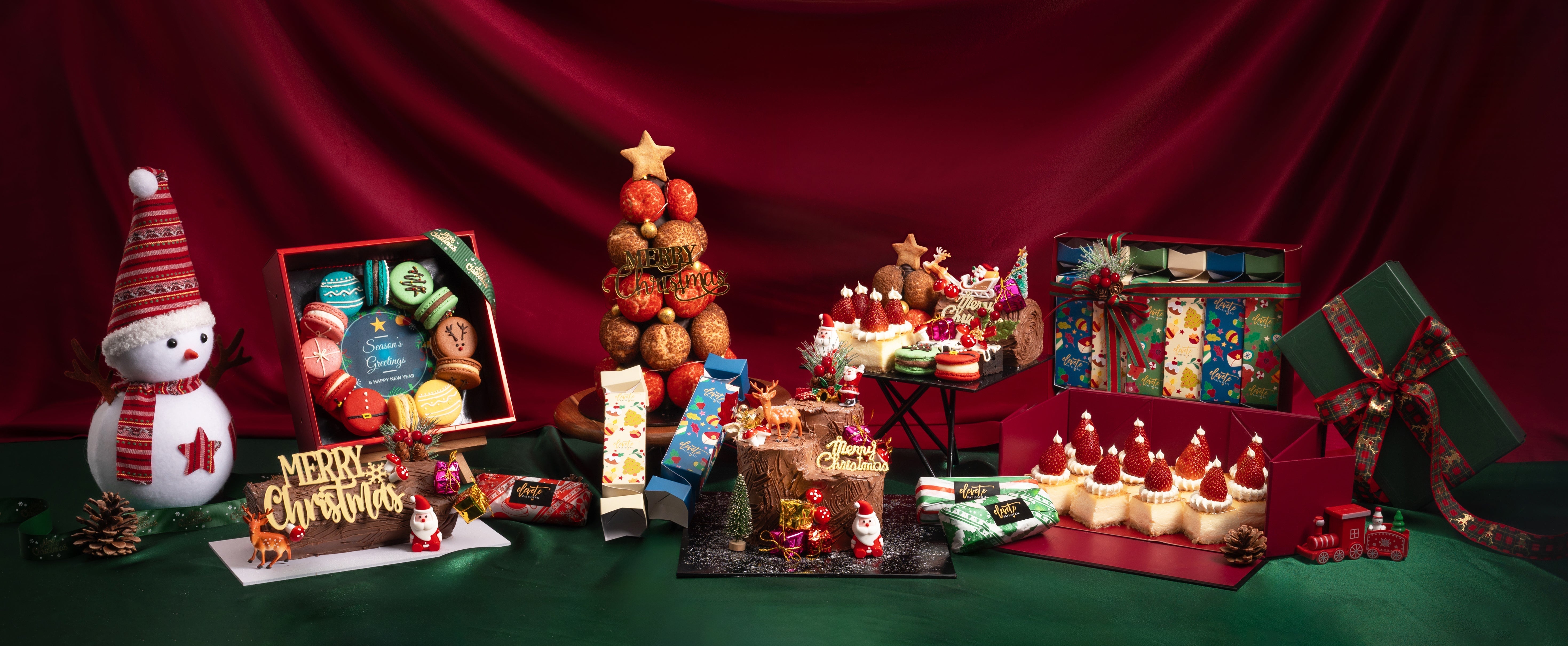 New Collection: Celebrate Christmas with Elevete Patisserie's Handcrafted Festive Dessert Collection