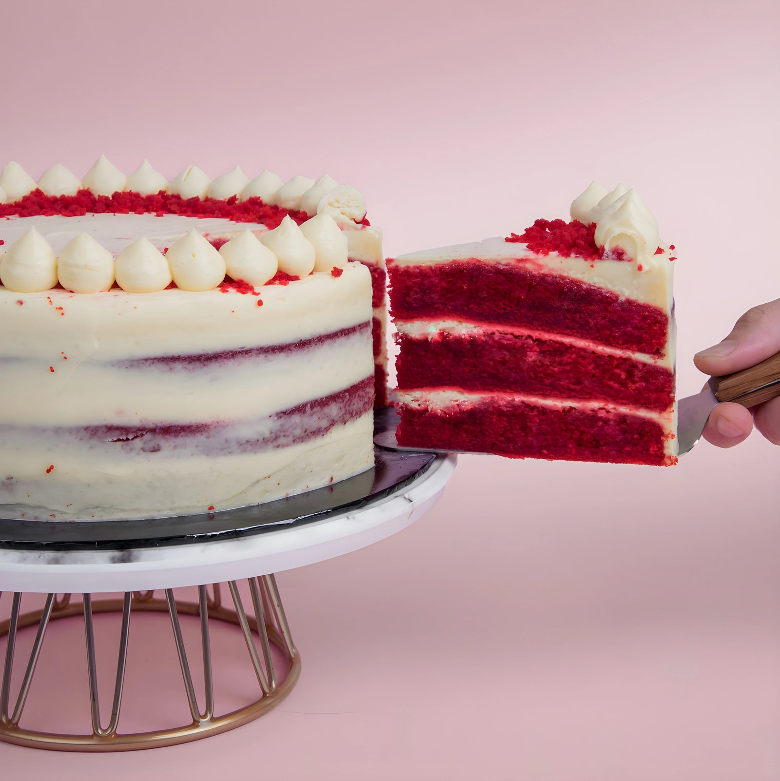 Raspberry Red Velvet Cake