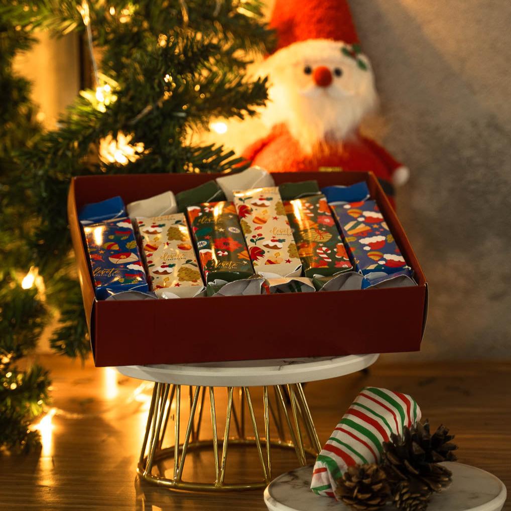 Brownie Christmas Crackers
