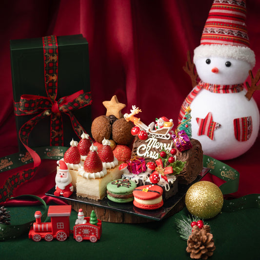 Christmas Dessert Platter – Assorted Festive Treats Box