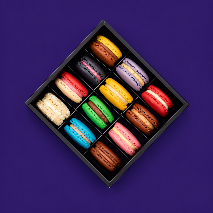 Box of 12 Assorted Macarons