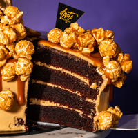Salted Caramel Chocolate Popcorn Cake 7 Inch (1kg)