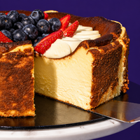 Burnt Cheesecake with Berries