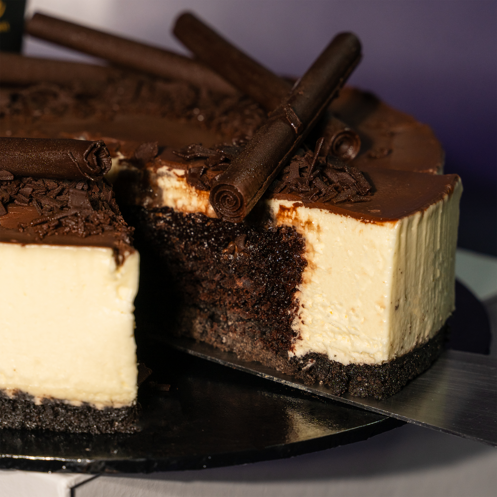 Chocolate Tuxedo Cake