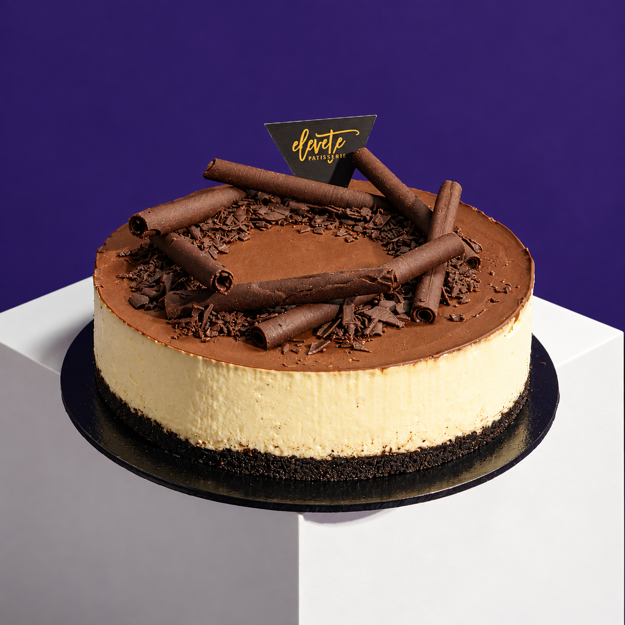 Chocolate Tuxedo Cake
