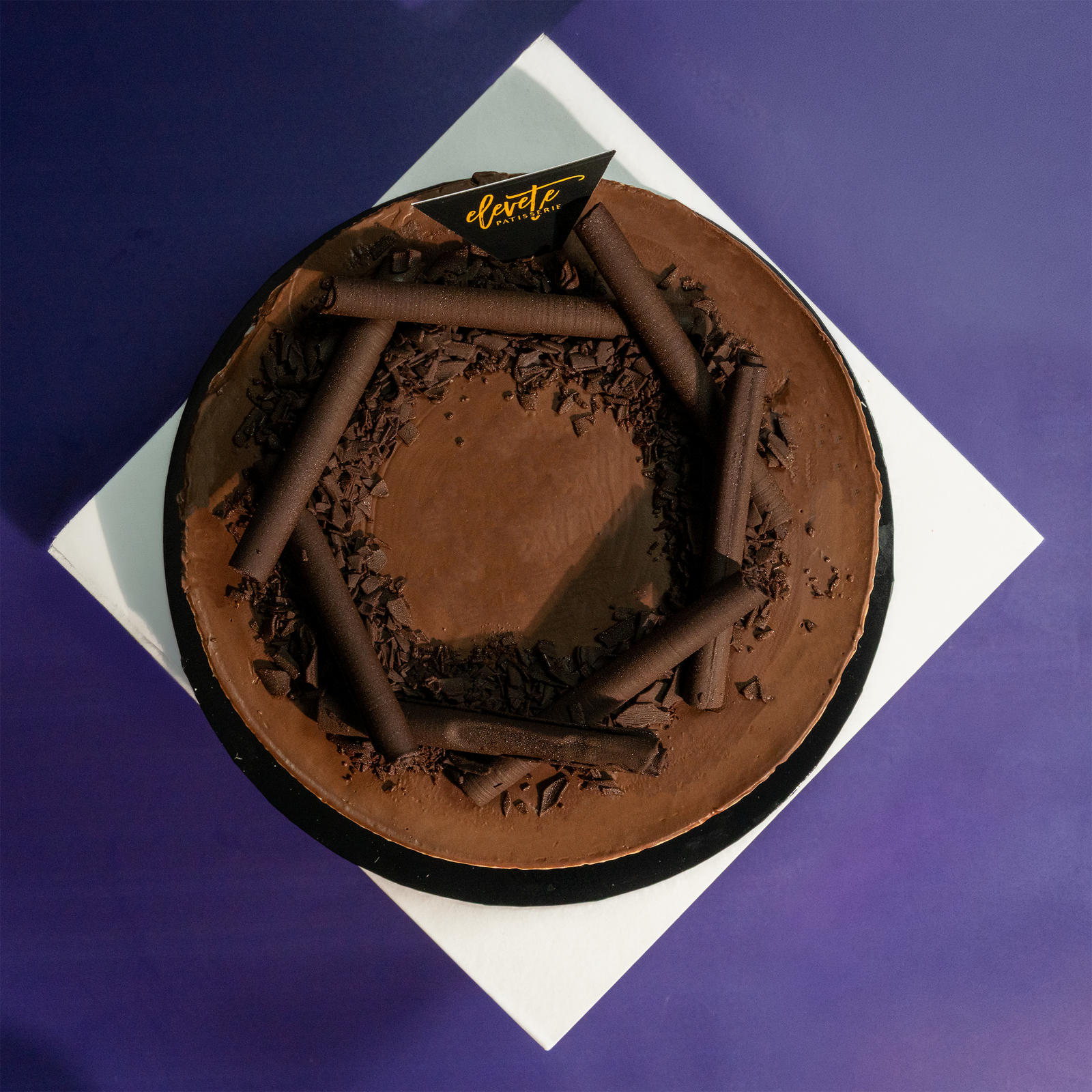 Chocolate Tuxedo Cake