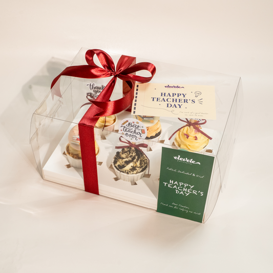 The Chalk & Cream Box | 6 Cupcakes | Teachers' Day 2026