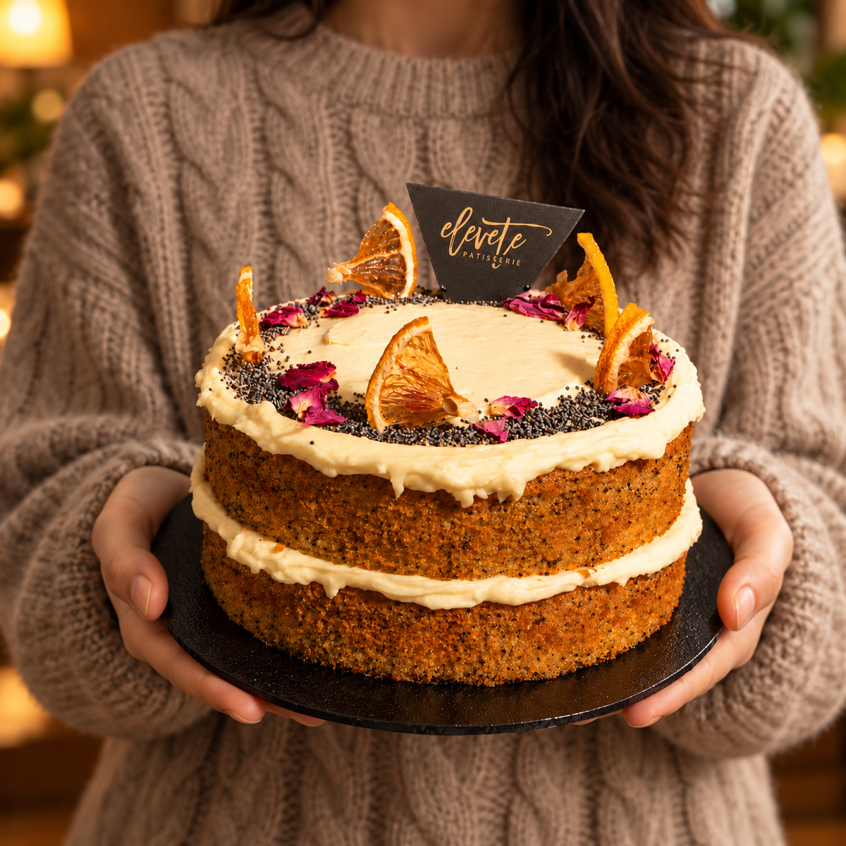 Lemon Poppyseed Mini Cake 5 Inch (0.6kg)