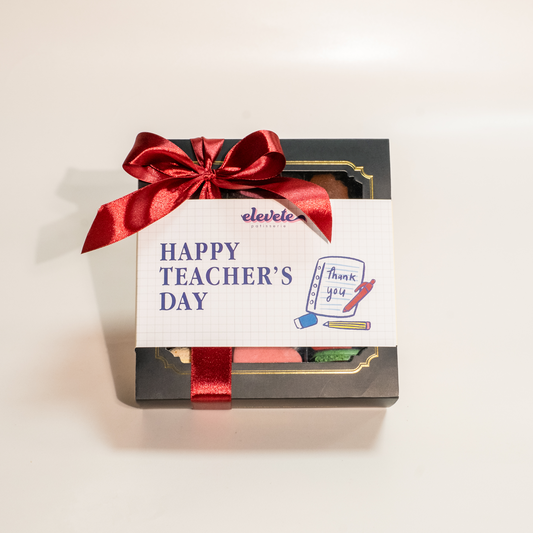 Teachers' Day Macaron Box | 12 Macarons | Elevete Patisserie