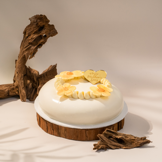 Vanilla Mirror Glaze Entremet | 1KG ± | Mother's Day 2026