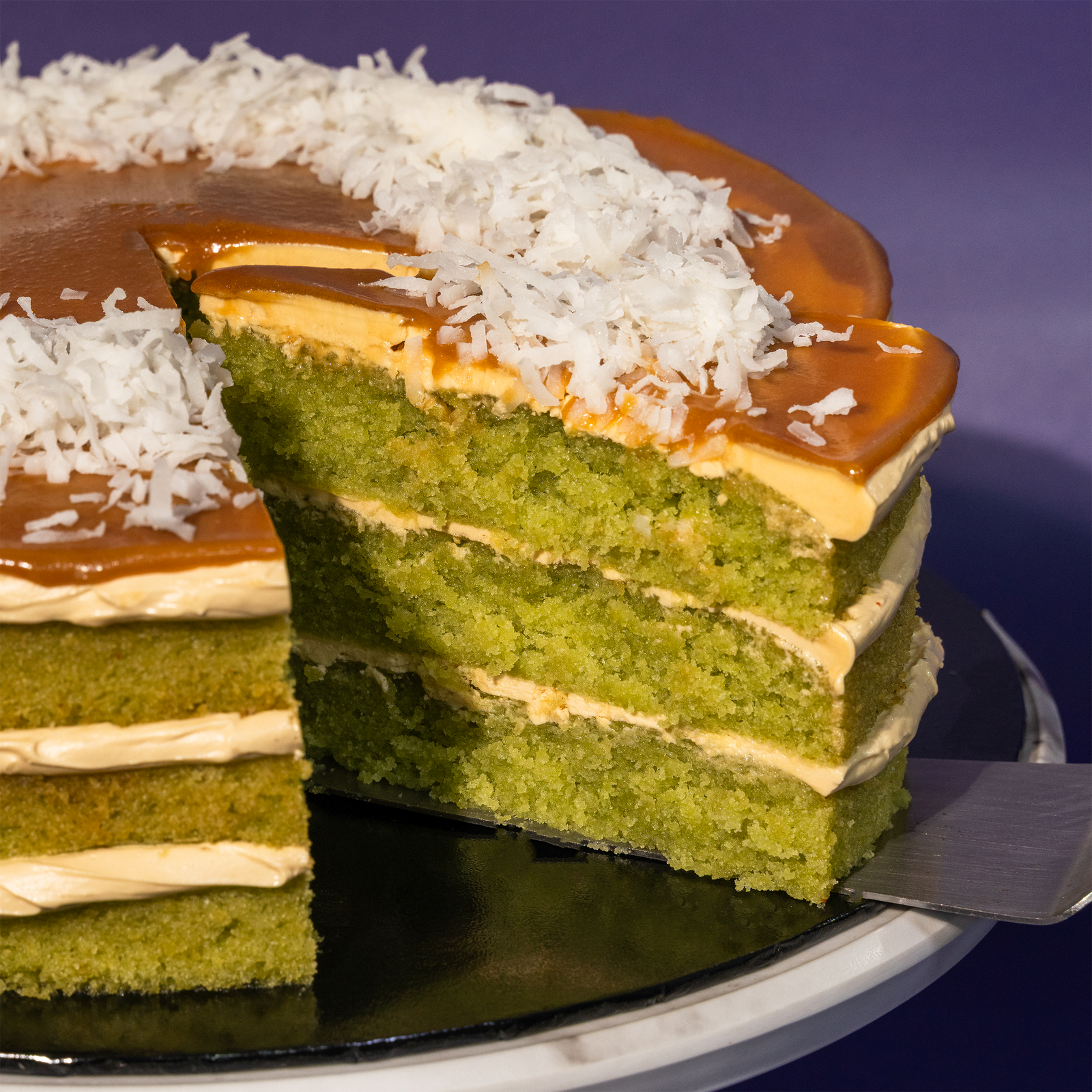 The Locale Cake (Pandan Gula Melaka)