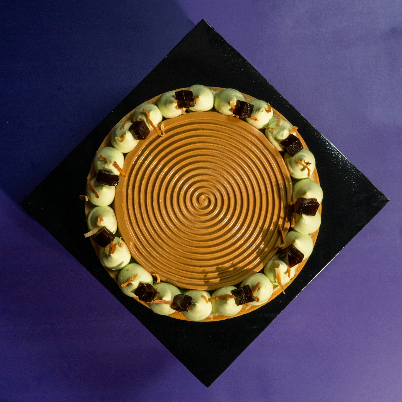Pandan Coffee Tart 7 Inch