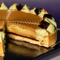 Pandan Coffee Tart 7 Inch