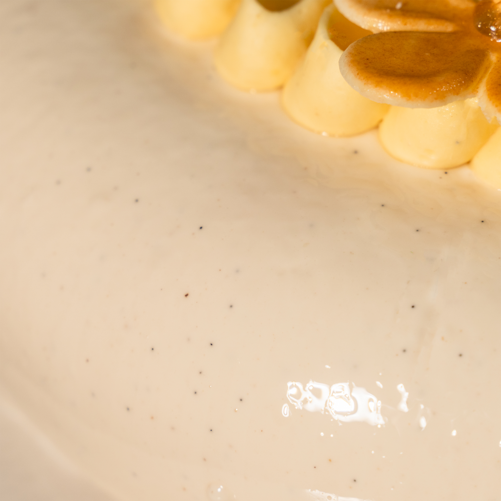 Vanilla Mirror Glaze Entremet
