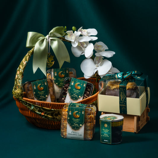 Raya Signature Hamper (Large) – Kuih, Ajwa Dates & Pistachio Kunafa