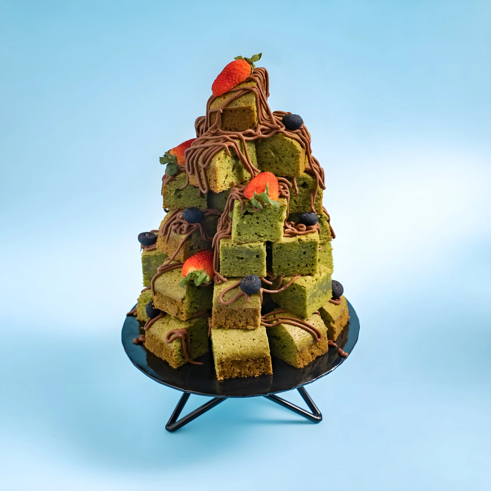 Matcha Stacked Brownies (36pcs)