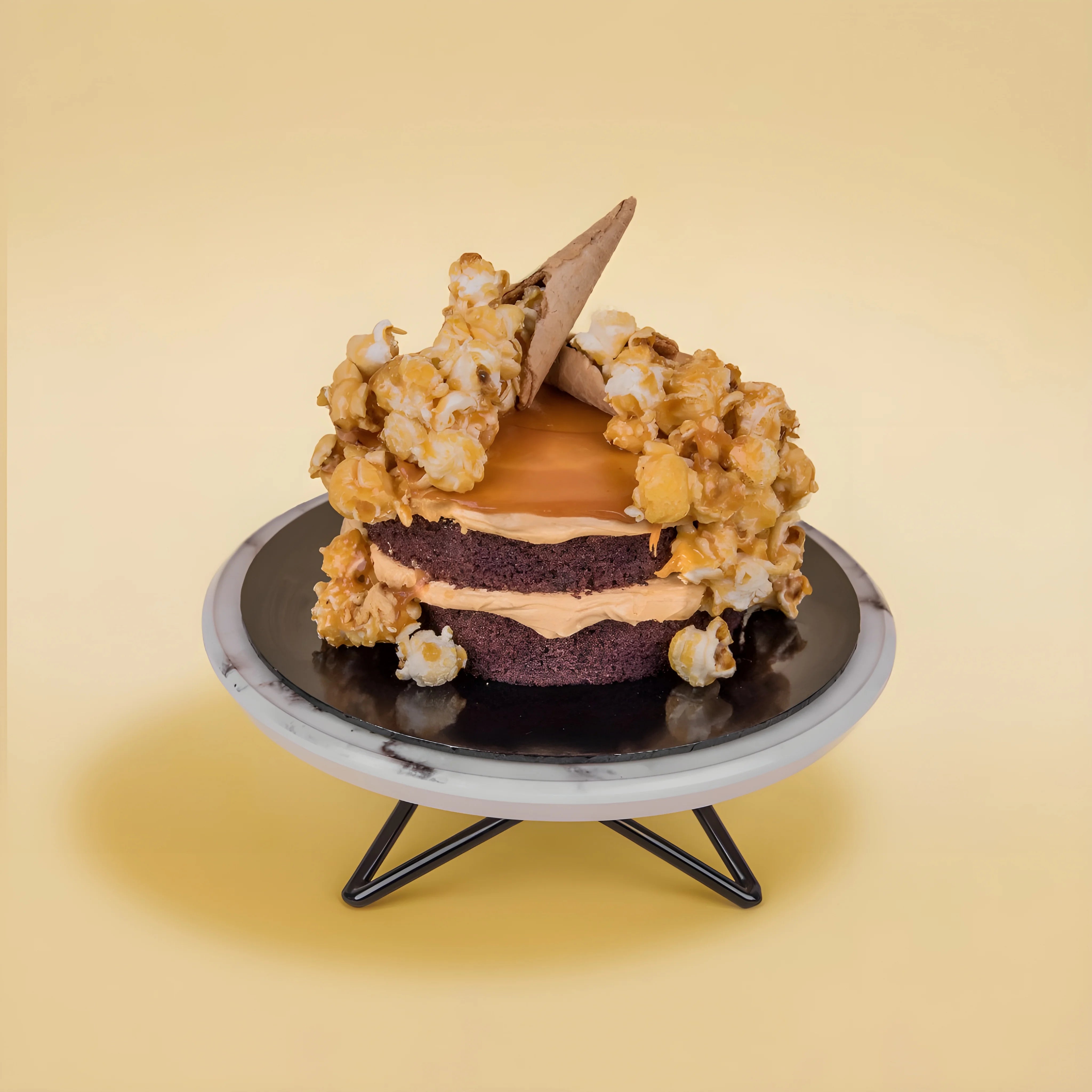 Salted Caramel Chocolate Popcorn Mini Cake 5 Inch (0.6kg)