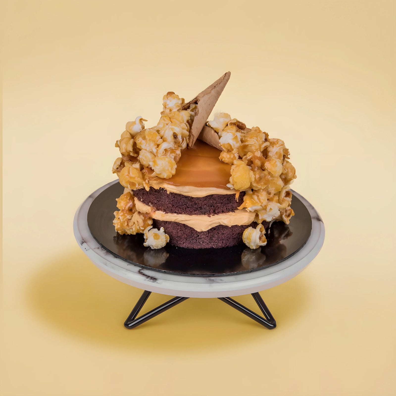 Salted Caramel Chocolate Popcorn Mini Cake 5 Inch (0.6kg)