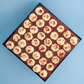 Square Raspberry Red Velvet Cake Bites 9 Inch (1.2kg)