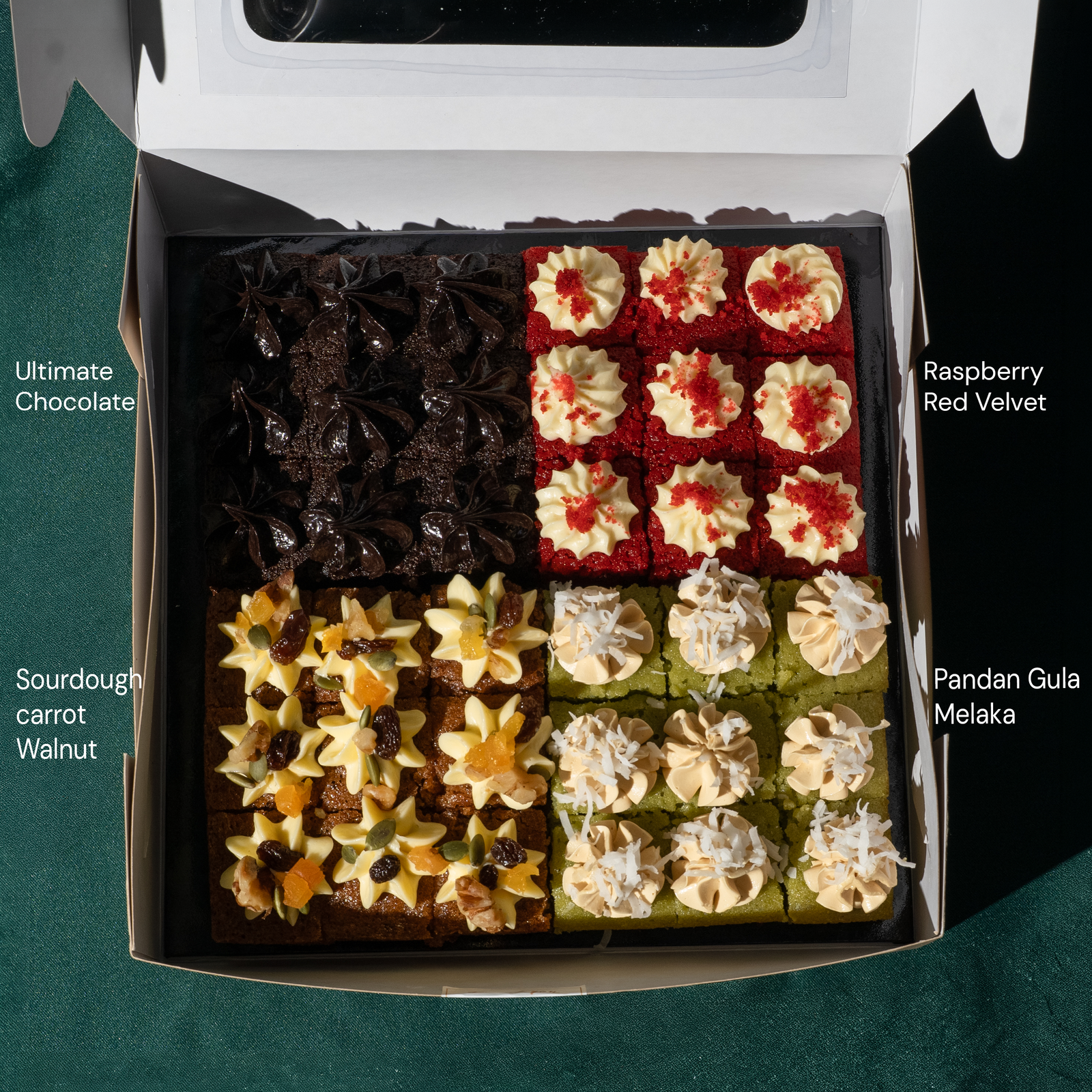 Raya Celebration Bites Duo - 2 Cakes Bundle (72pcs)