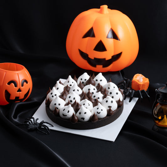 Friendly Halloween Chocolate Hazelnut Tart