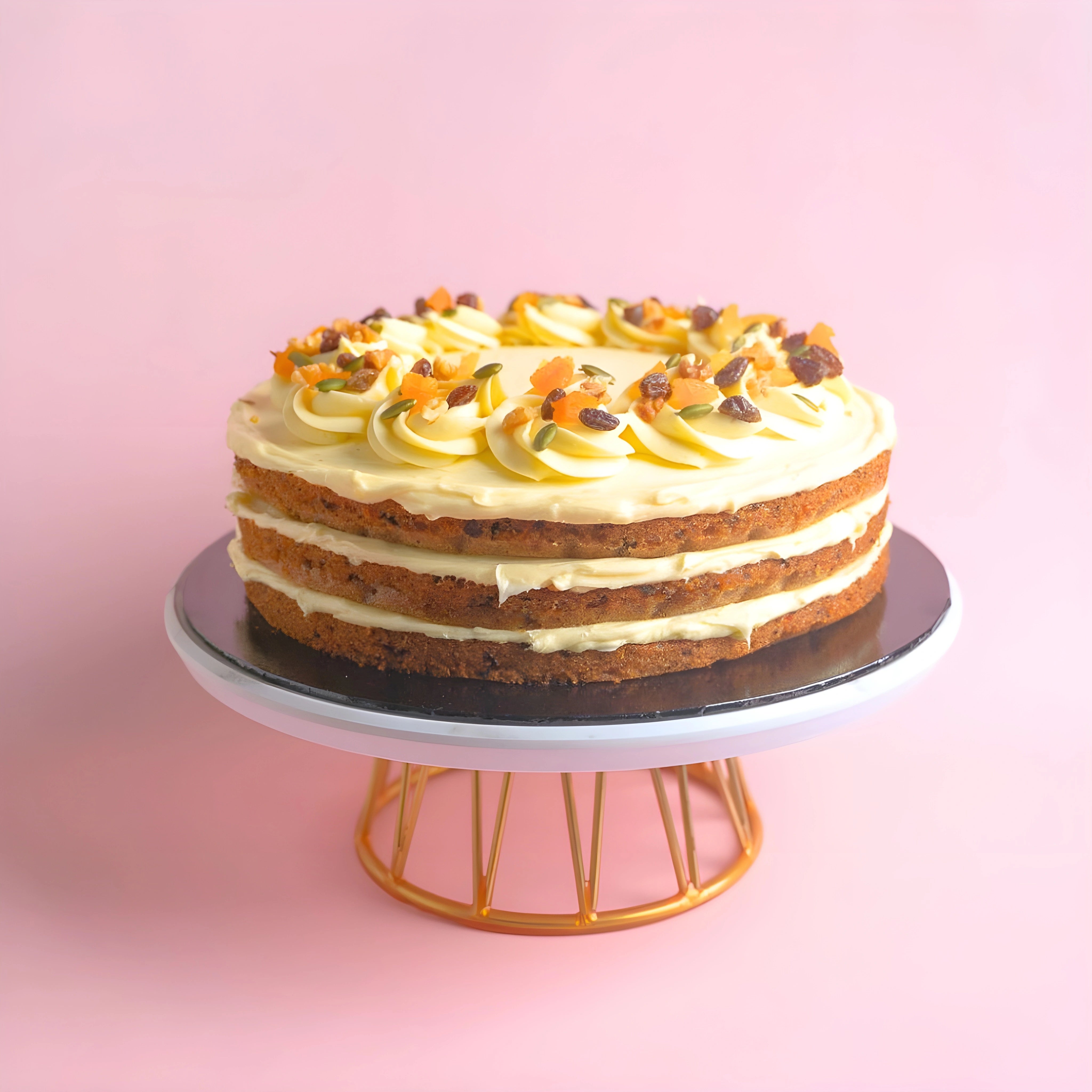Sourdough Carrot Walnut Cake