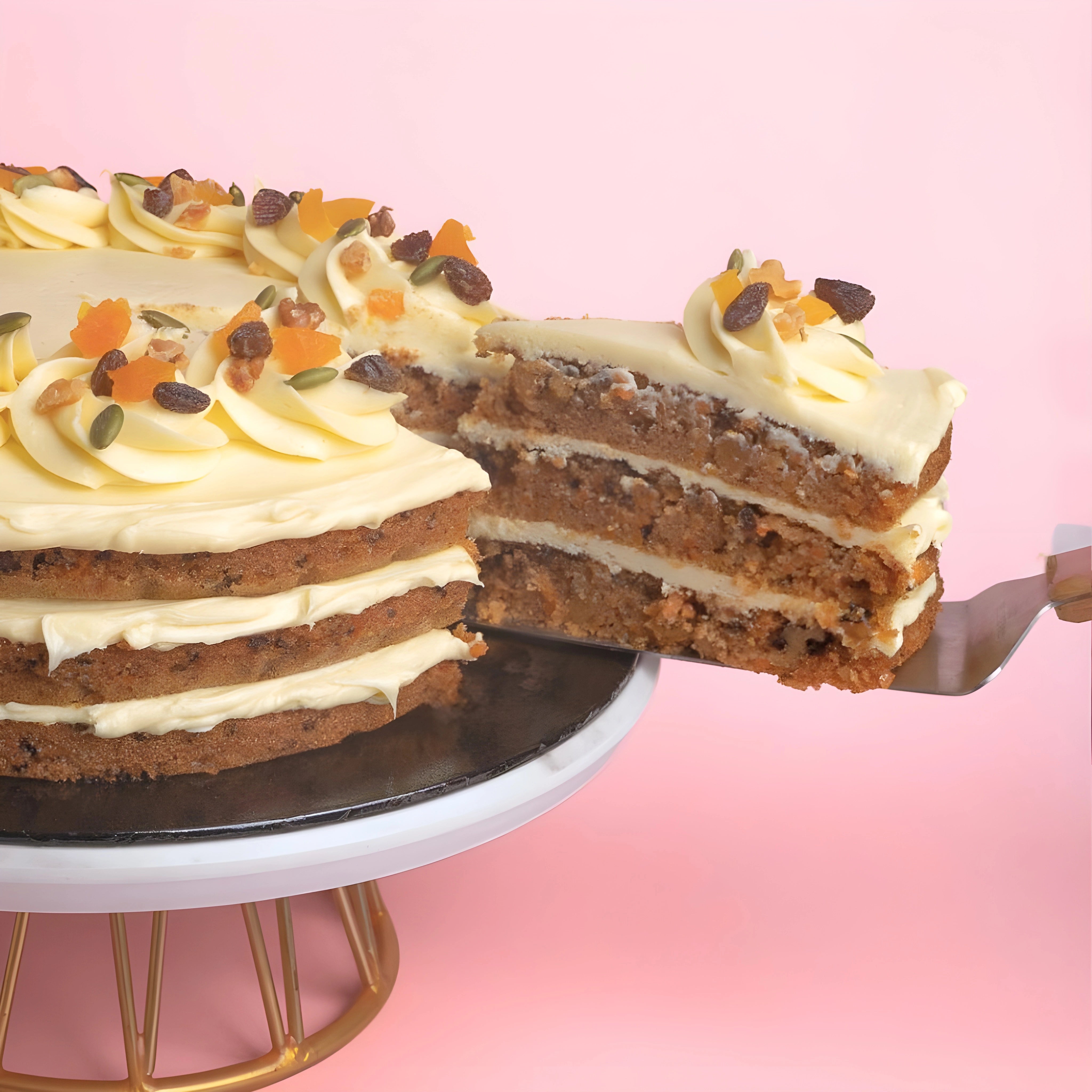 Sourdough Carrot Walnut Cake