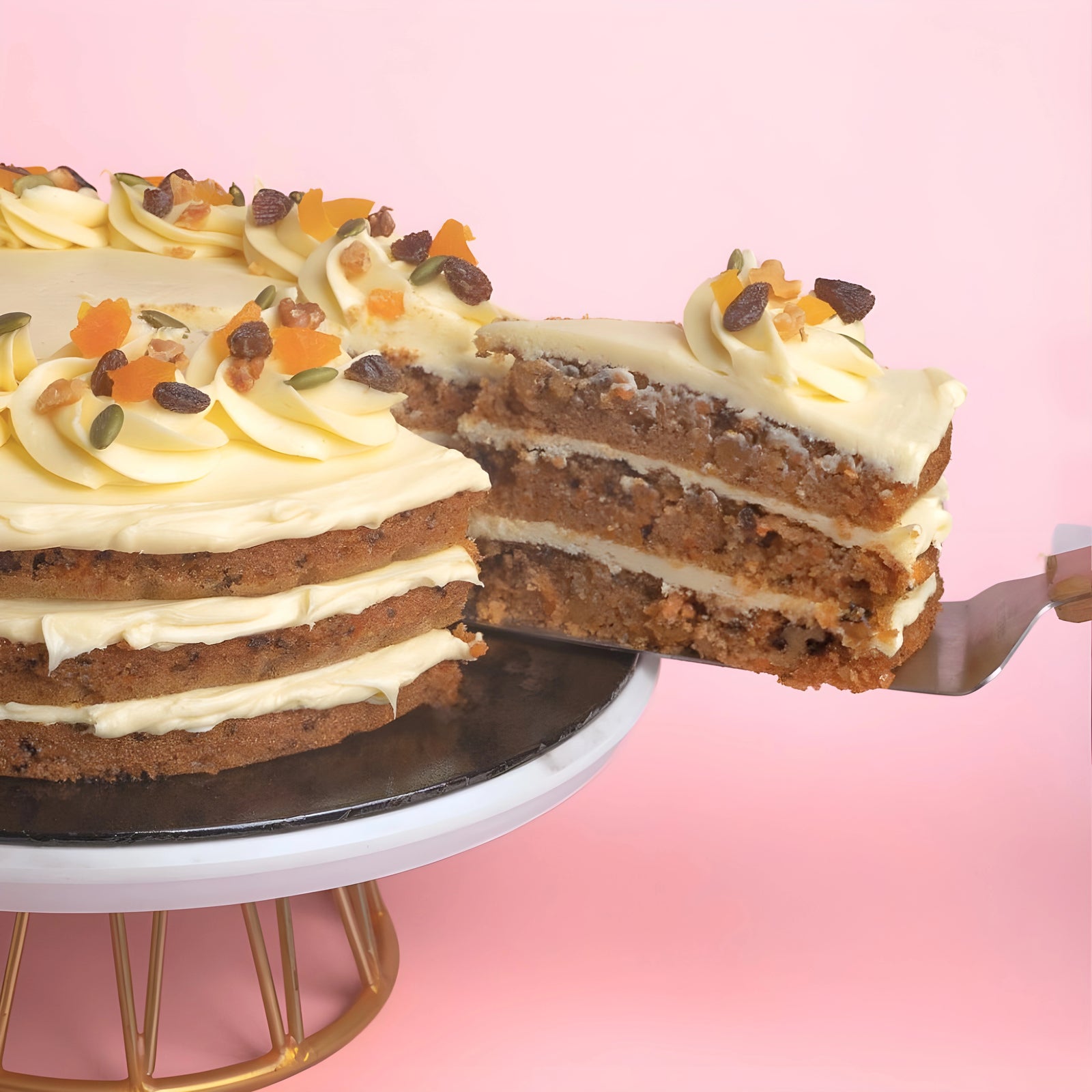 Sourdough Carrot Walnut Cake