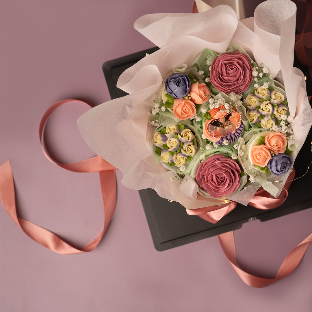 Mom's Love Bouquet Designer Cupcakes