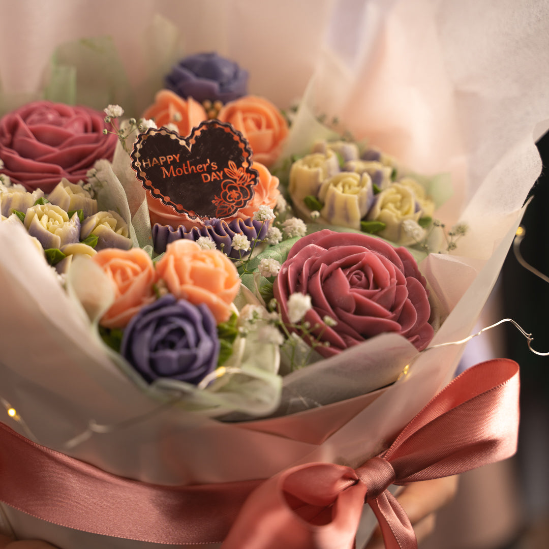Mom's Love Bouquet Designer Cupcakes