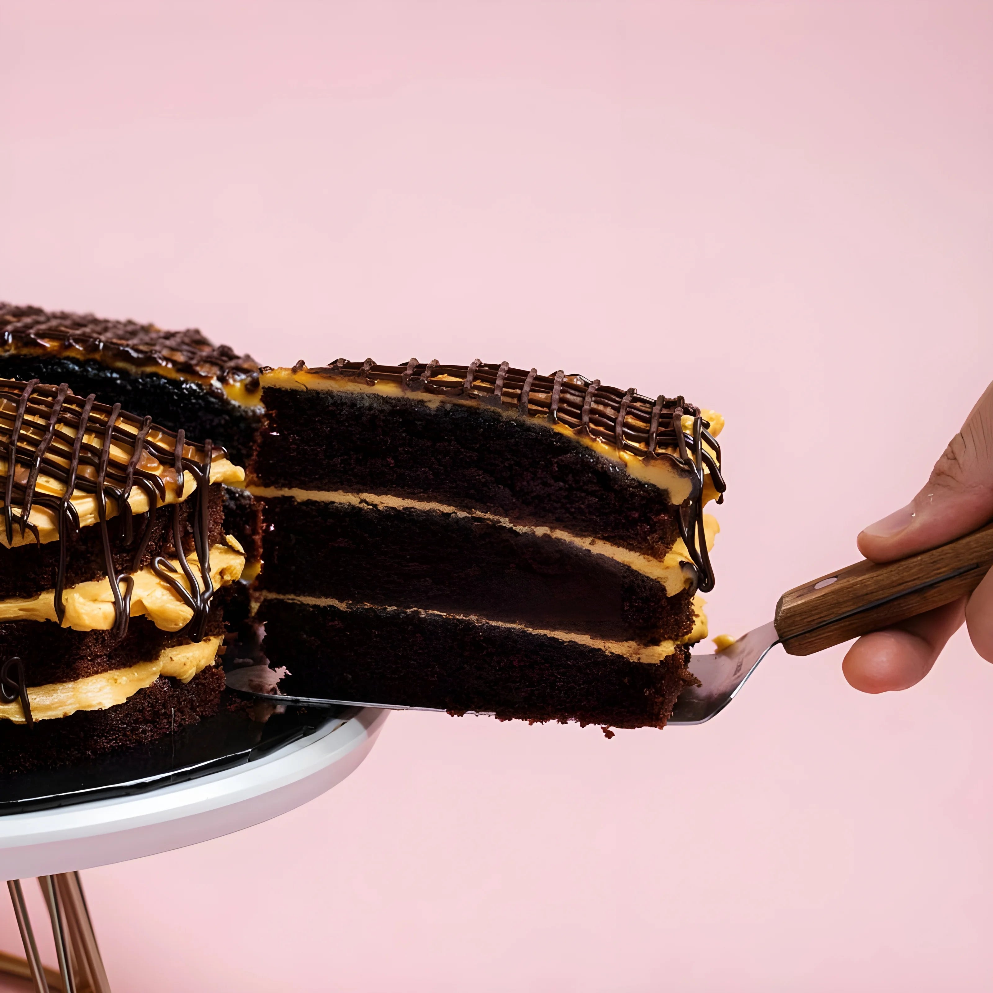 Salted Caramel Chocolate Cake - 9 Inch (2kg)