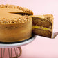 Serving a Slice of Banana Peanut Butter Cake by Elevete Patisserie