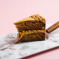 Serving size for 1 Slice of Banana Peanut Butter Cake by Elevete Patisserie