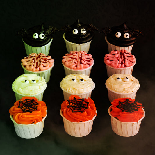 Halloween Haunted Dozen Cupcakes