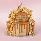 Salted Caramel Chocolate Popcorn 2-Tier Cake (4kg)