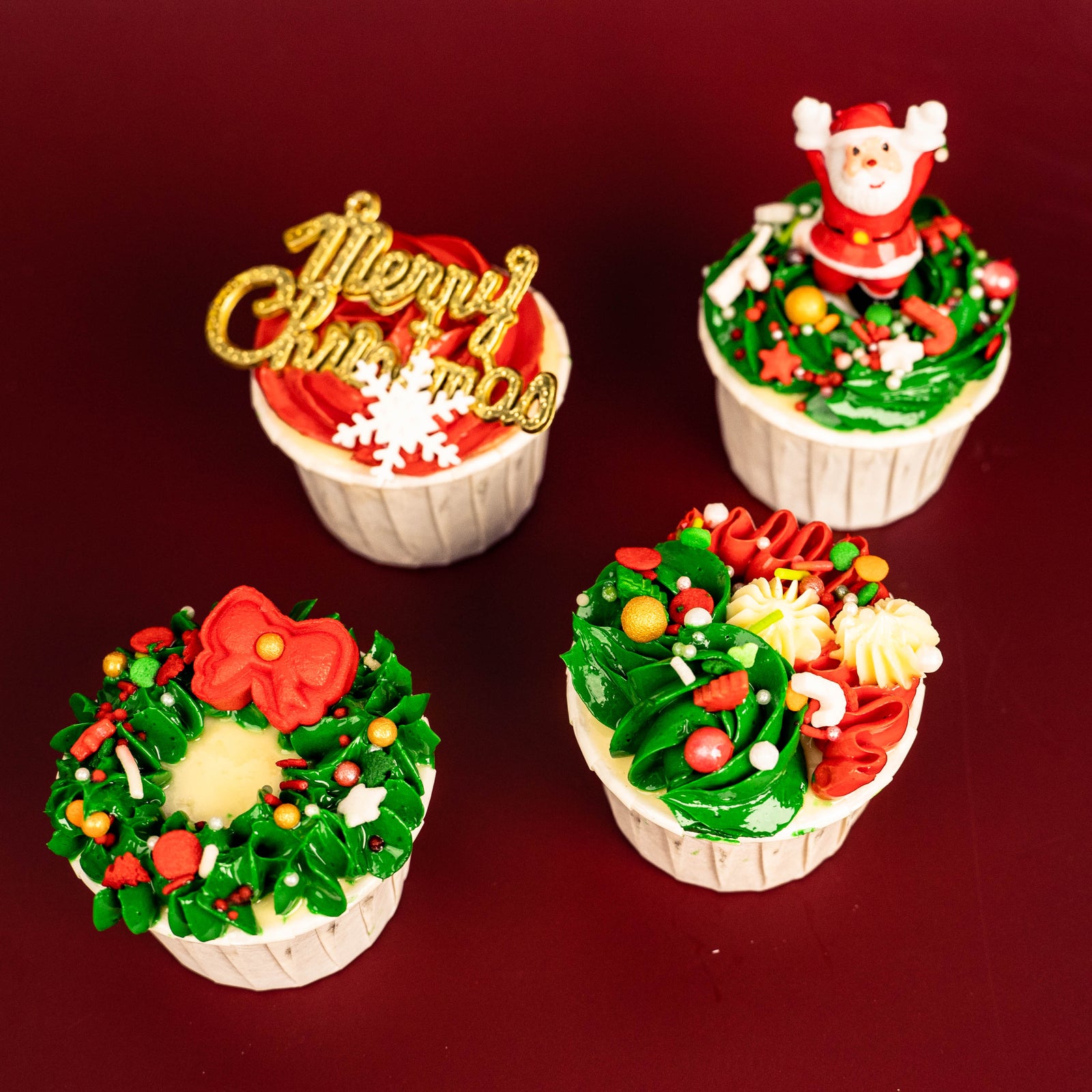 Christmas Designer Cupcakes