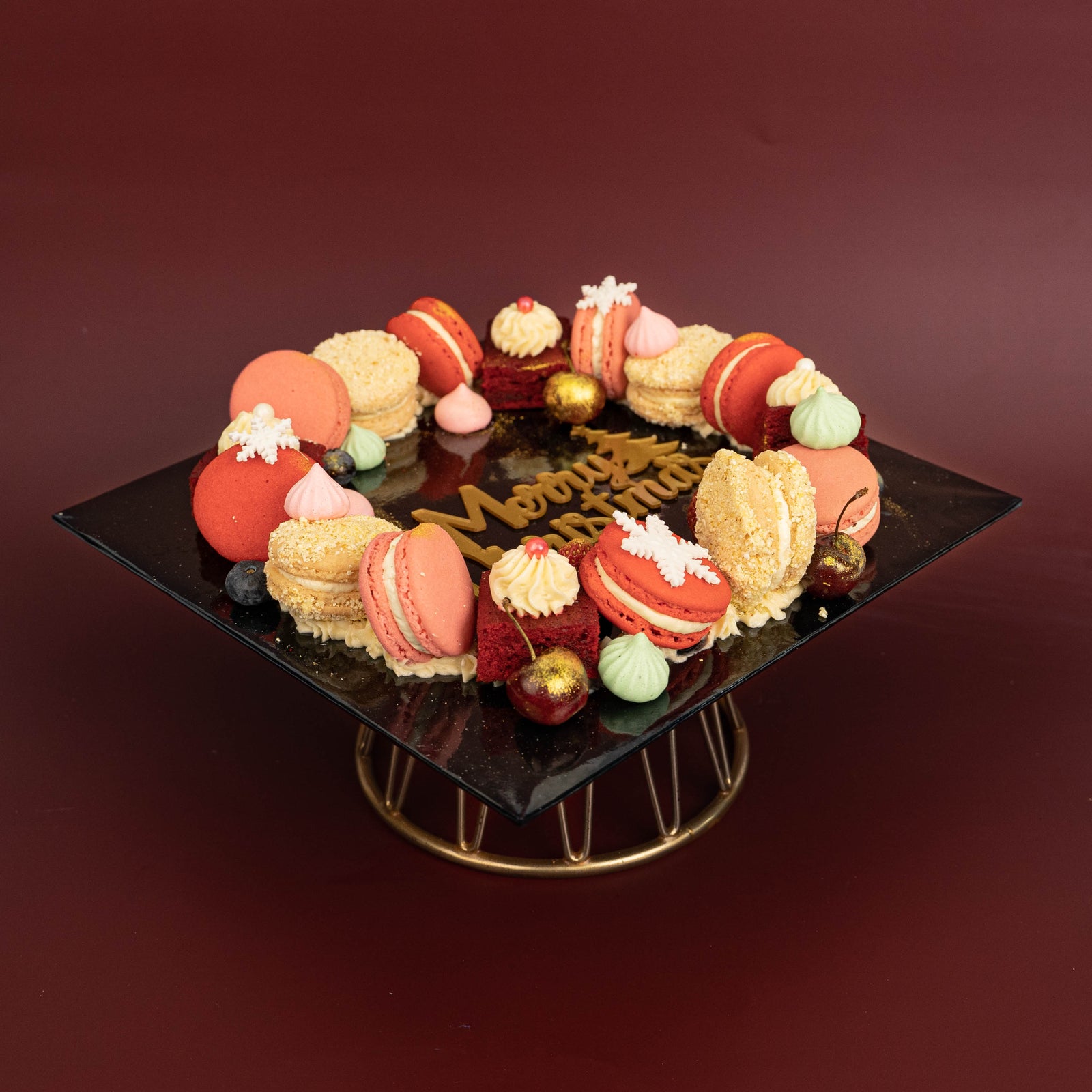 Macaron Wreath