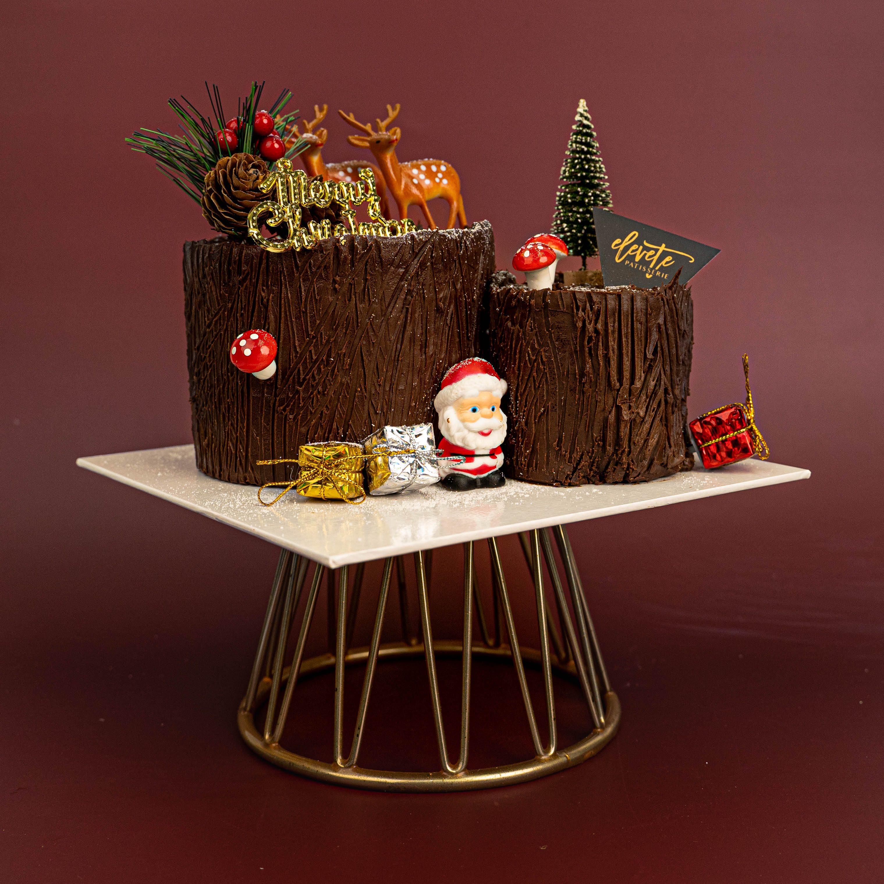 Christmas Log Cake