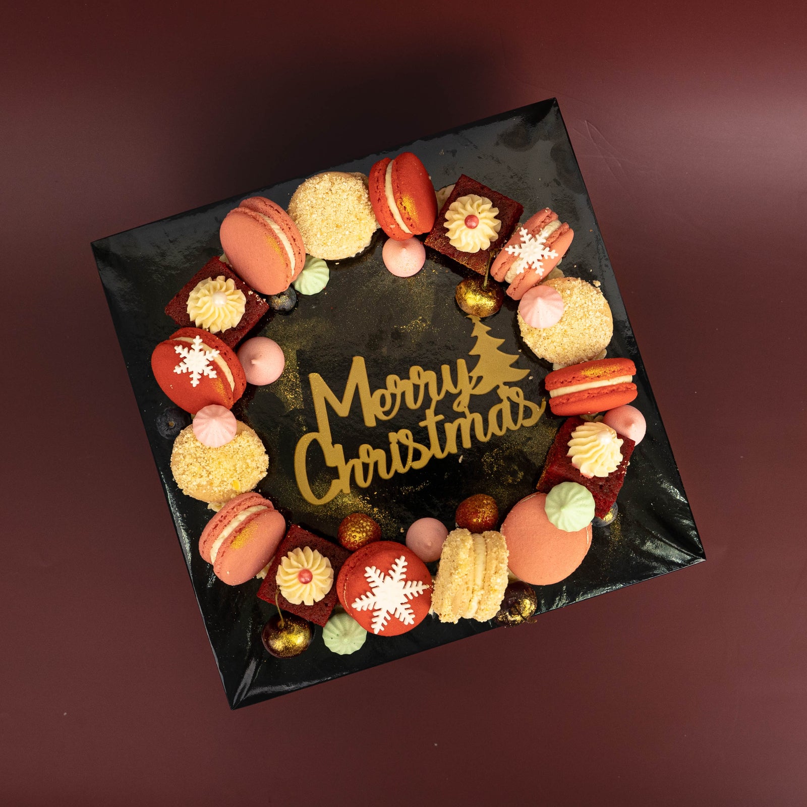Macaron Wreath