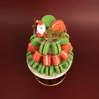Christmas Macaron Tower of 30