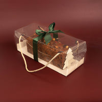 Grandma's Fruit Cake with Biscoff Ganache, Apricot Glaze