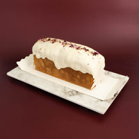 Raspberry Kaffir Lime Pound Cake with Raspberry Jam & Lime Glaze