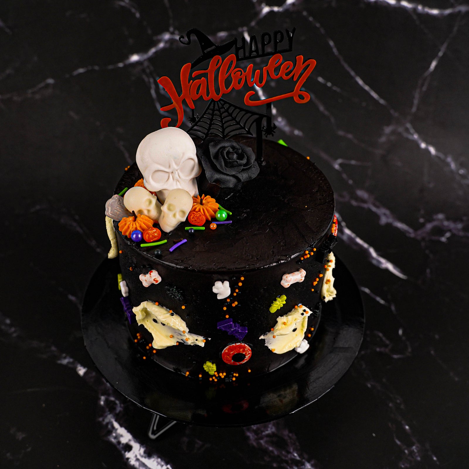 The Halloween Skull Cake