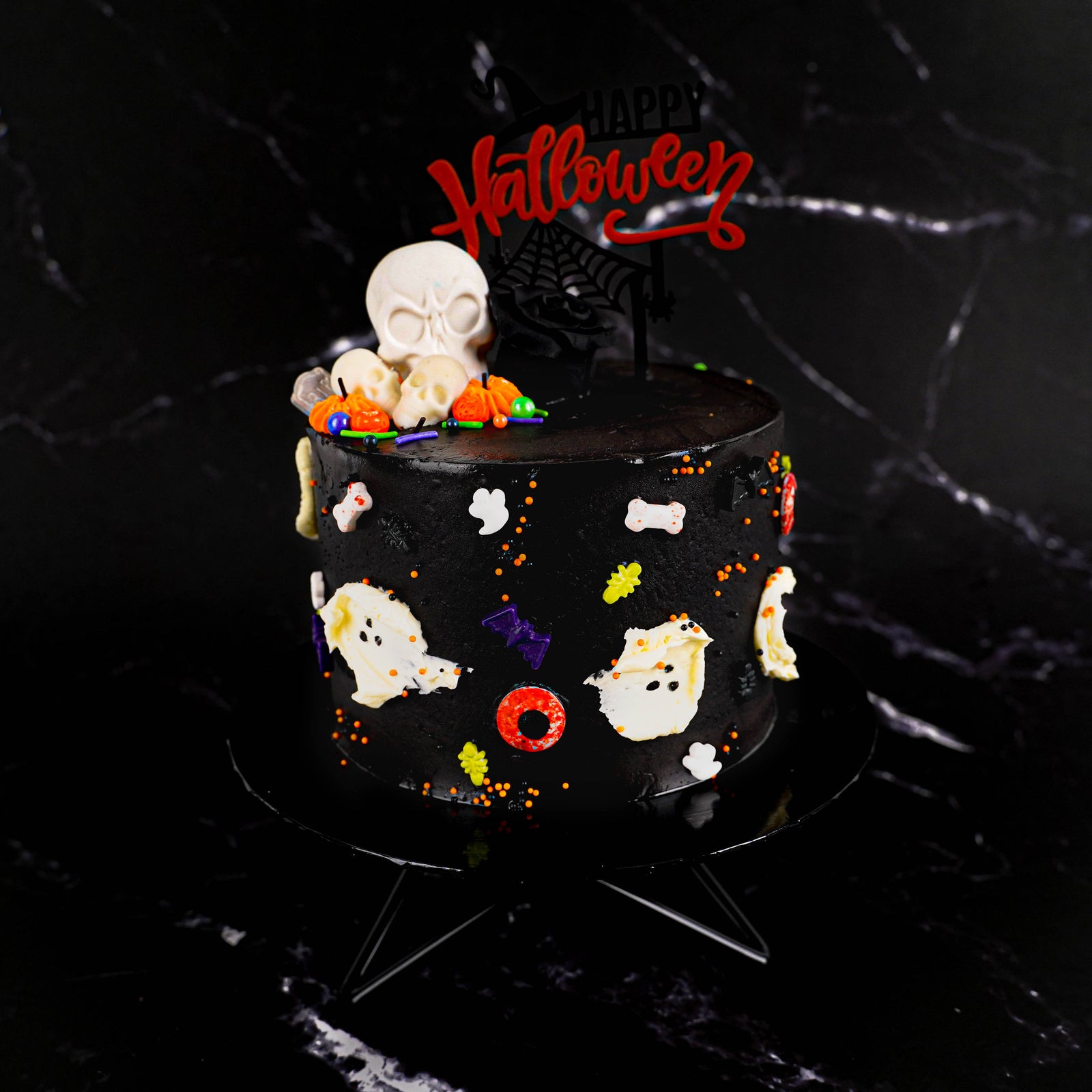 The Halloween Skull Cake