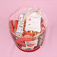 Jar of Hearts with Fresh Flowers Bundle