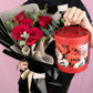 Jar of Hearts with Fresh Flowers Bundle